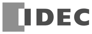 Logo de IDEC, marca de automatización y control industrial